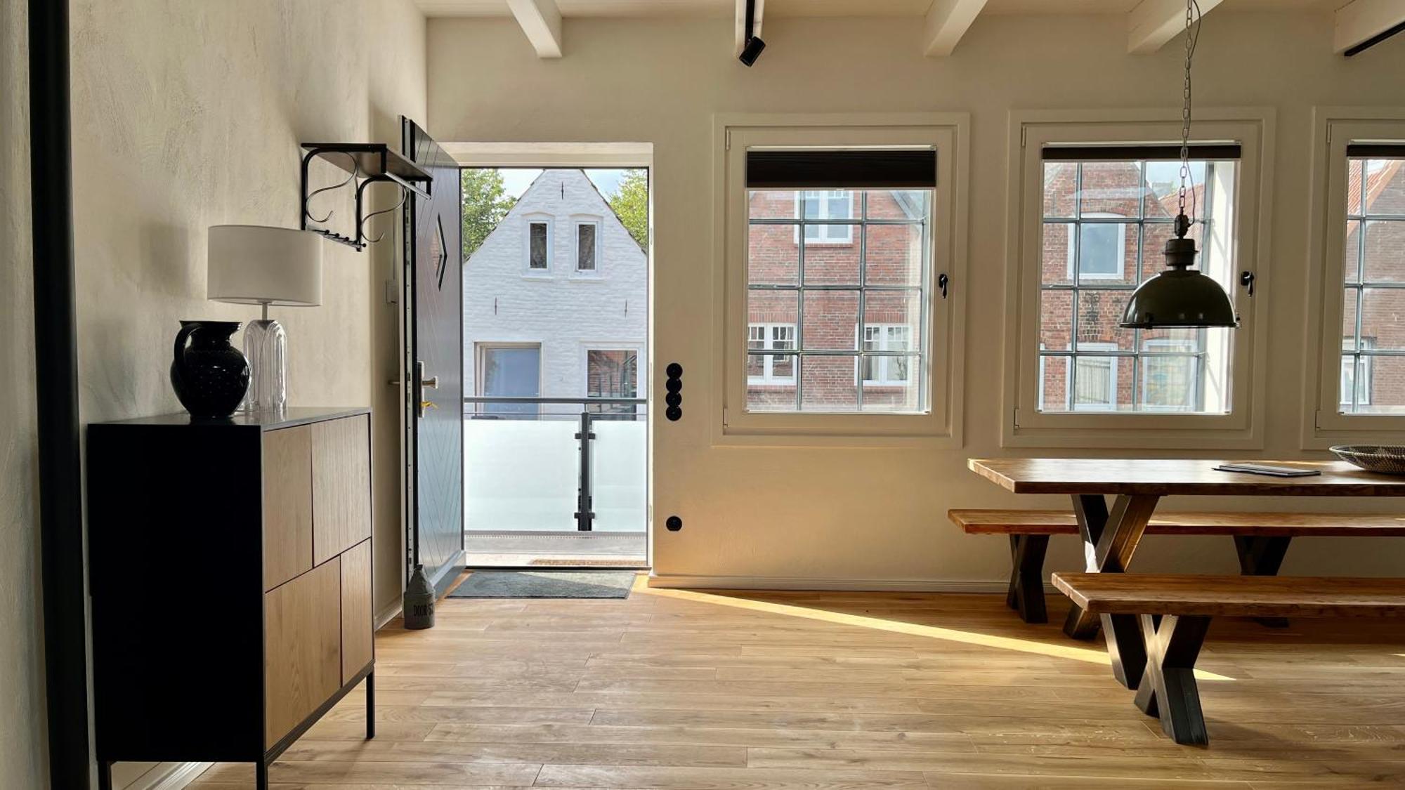 Loftwohnung 2 Simmerdeis An Der Gracht Friedrichstadt Luaran gambar