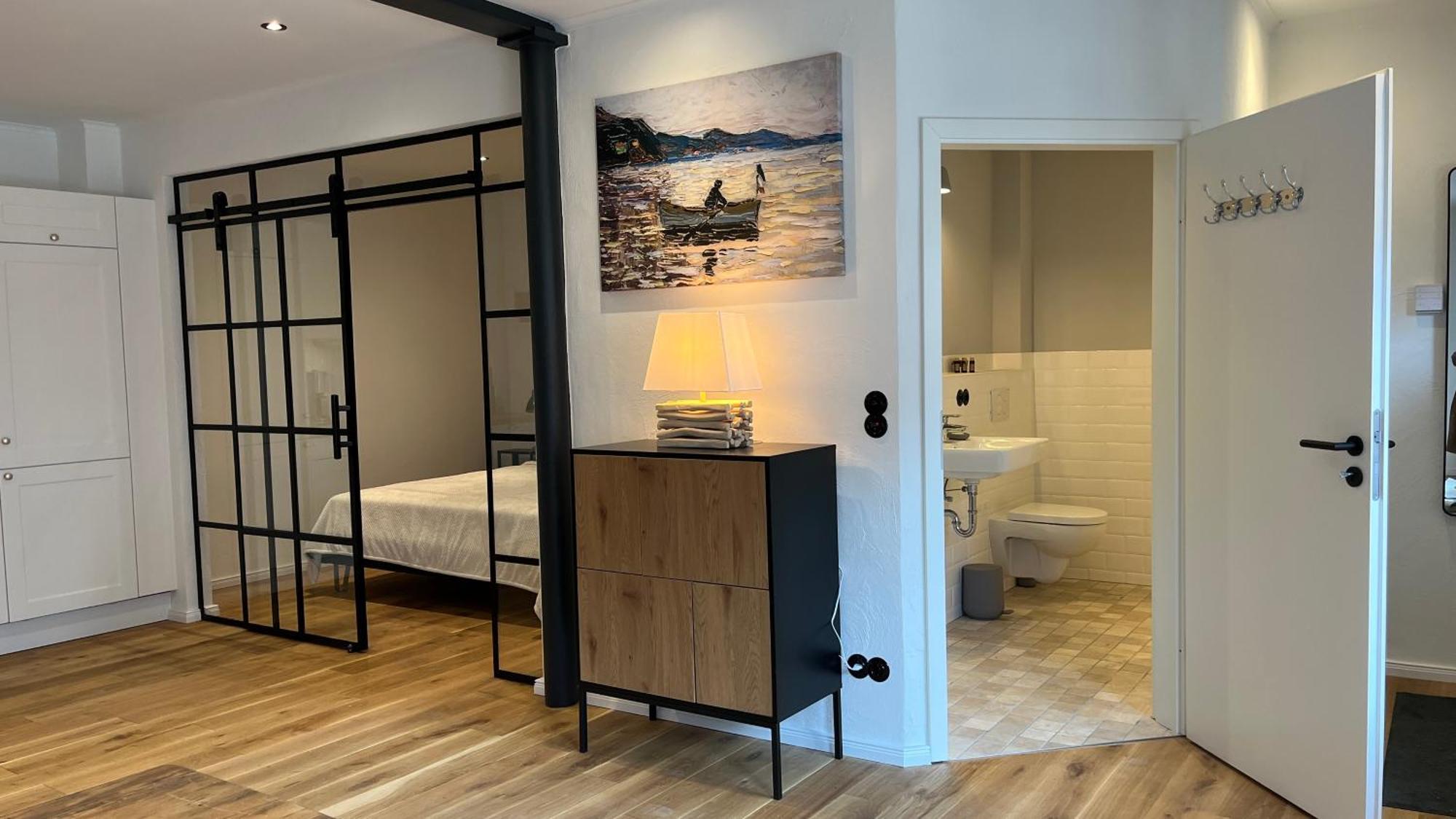Loftwohnung 2 Simmerdeis An Der Gracht Friedrichstadt Luaran gambar