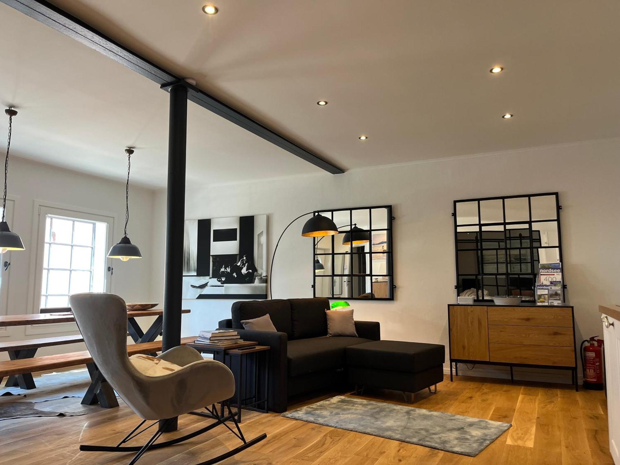 Loftwohnung 2 Simmerdeis An Der Gracht Friedrichstadt Luaran gambar